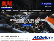 Tablet Screenshot of mandmservicecenter.com